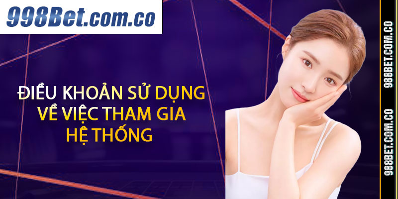 Điều khoản sử dụng về việc tham gia hệ thống