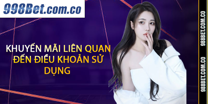 Khuyến mãi liên quan đến điều khoản sử dụng